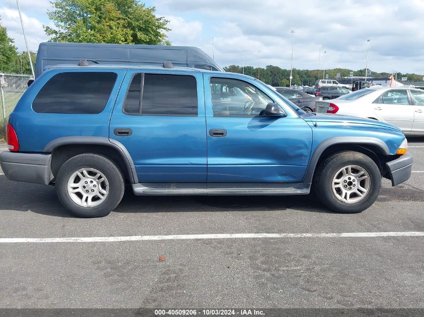 1D4HR38N33F620114 2003 Dodge Durango Sport/Sxt