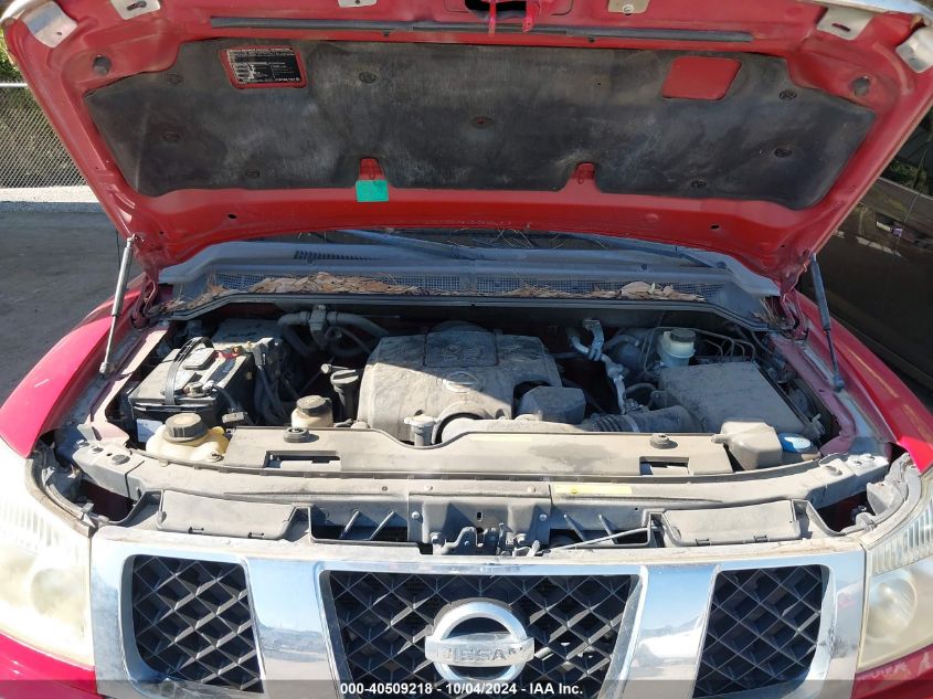 2007 Nissan Titan Se VIN: 1N6BA06A07N212025 Lot: 40509218