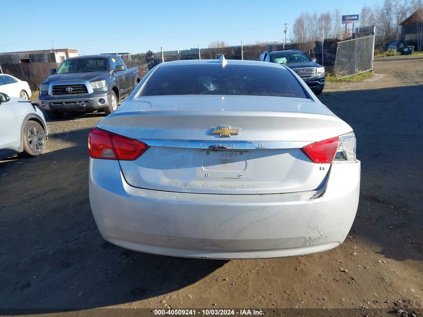 2018 CHEVROLET IMPALA VIN: 1G1105S37JU137514