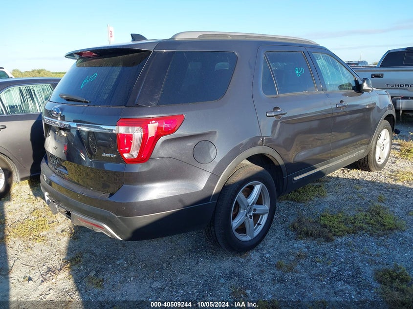 VIN 1FM5K8D85HGD74150 2017 FORD EXPLORER XLT