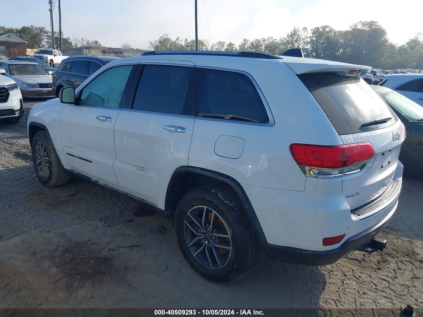 VIN 1C4RJFBG3KC750091 2019 JEEP GRAND CHEROKEE LIMITED 4X4