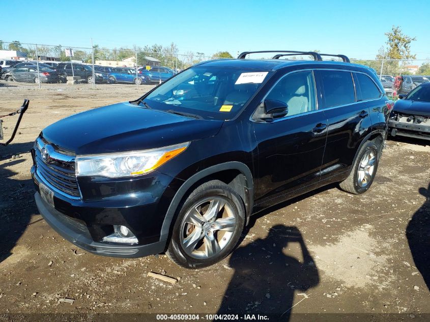 5TDDKRFH5FS143867 2015 TOYOTA HIGHLANDER - Image 2