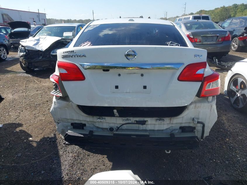 2017 Nissan Sentra Sv VIN: 3N1AB7AP2HY312537 Lot: 40509315