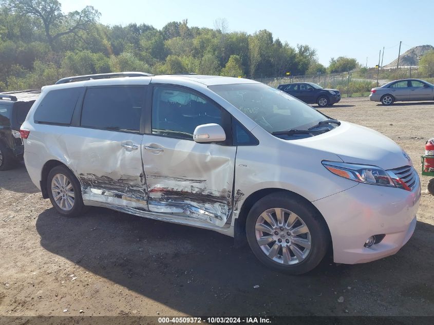 2016 Toyota Sienna Xle/Limited VIN: 5TDDK3DC7GS130608 Lot: 40509372