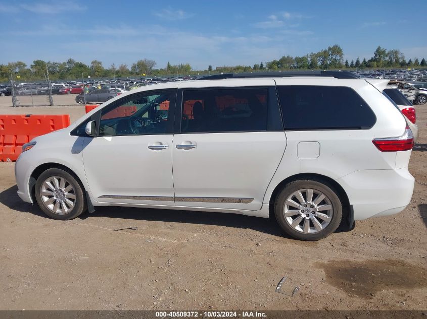 2016 Toyota Sienna Xle/Limited VIN: 5TDDK3DC7GS130608 Lot: 40509372