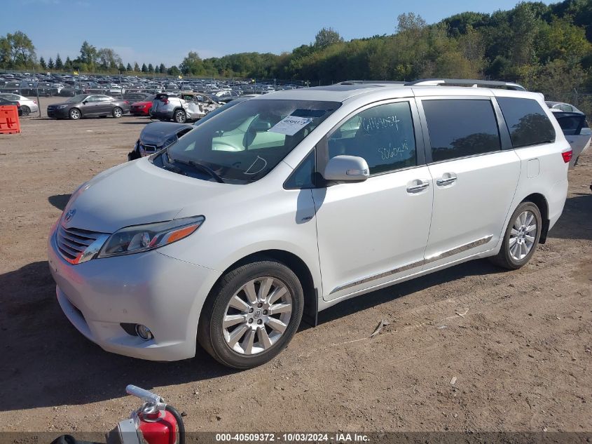 5TDDK3DC7GS130608 2016 TOYOTA SIENNA - Image 2