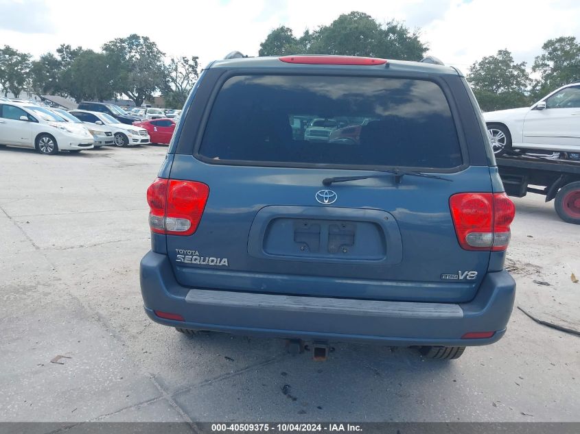 5TDZT34A26S273112 2006 Toyota Sequoia Sr5 V8