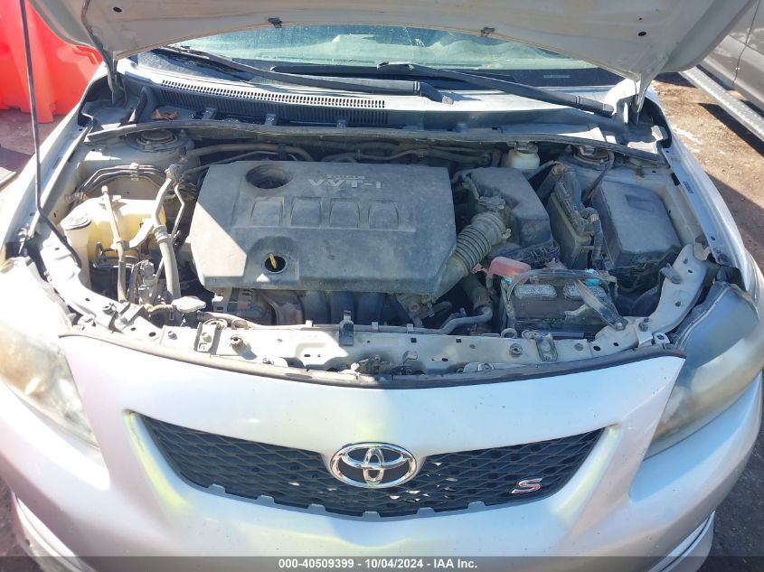 2010 Toyota Corolla S VIN: 2T1BU4EE3AC309056 Lot: 40509399