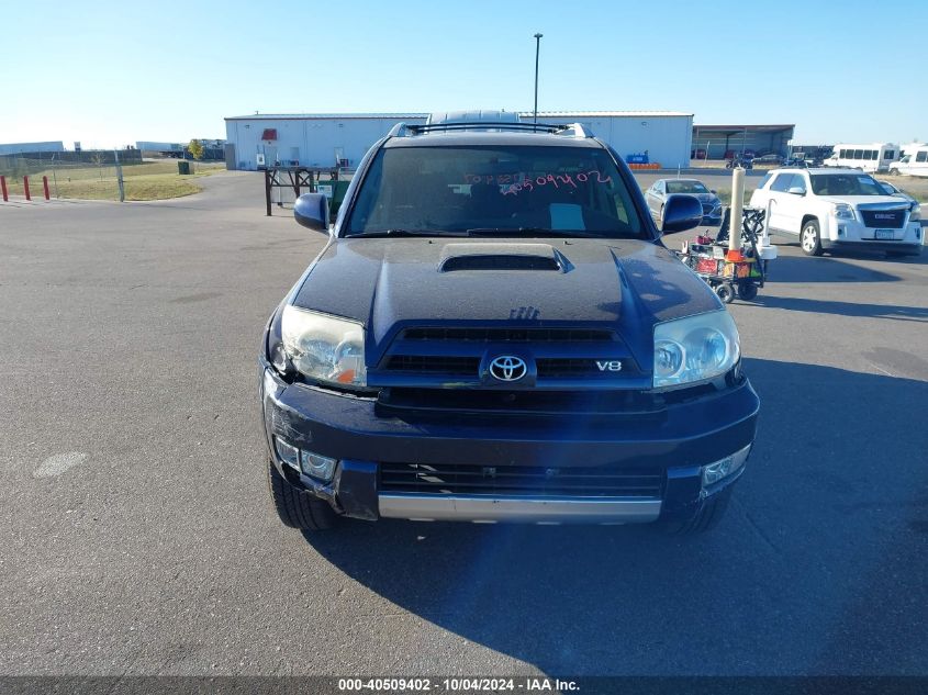 2004 Toyota 4Runner Sr5 Sport V8 VIN: JTEBT14R248009543 Lot: 40509402