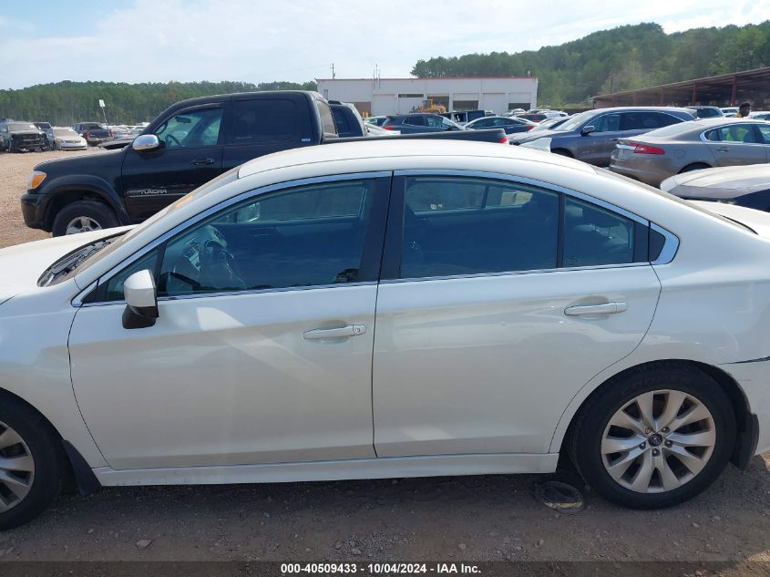 2016 Subaru Legacy 2.5I Premium VIN: 4S3BNBC67G3051249 Lot: 40509433