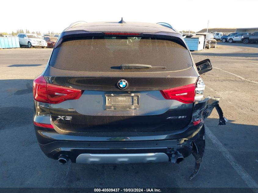 2018 BMW X3 xDrive30I VIN: 5UXTR9C56JLD72555 Lot: 40509437