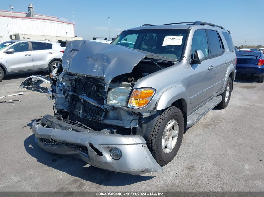 5TDZT34A22S102502 2002 Toyota Sequoia Sr5 V8