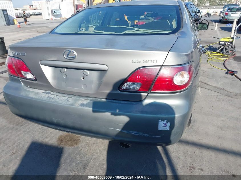 2002 Lexus Es 300 VIN: JTHBF30G620023449 Lot: 40509509