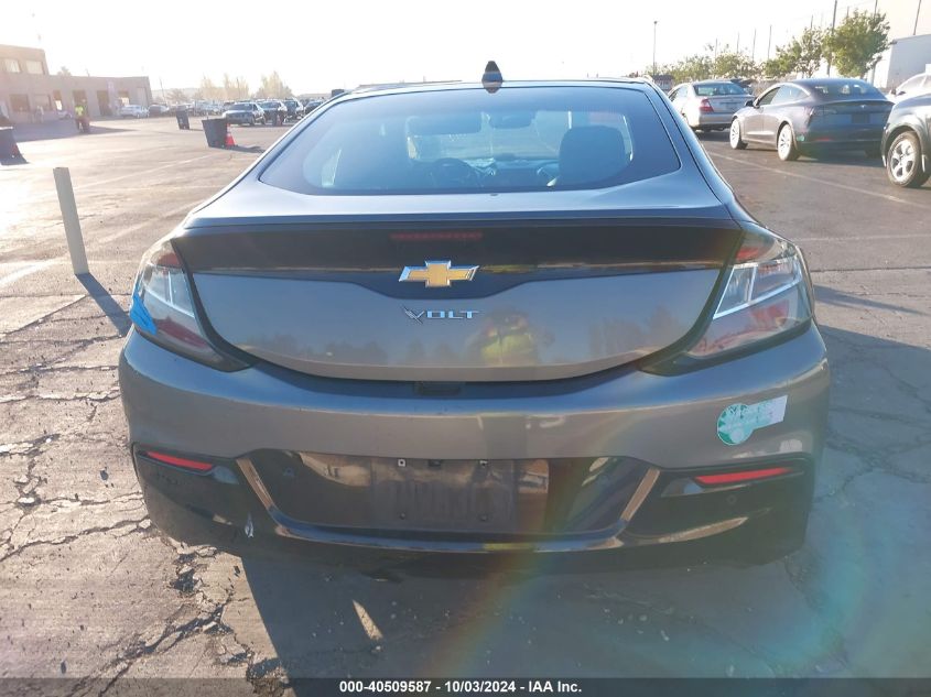 2016 Chevrolet Volt Premier VIN: 1G1RD6S55GU119844 Lot: 40509587