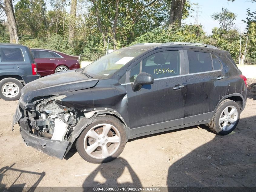 2015 Chevrolet Trax Ltz VIN: 3GNCJNSB8FL211780 Lot: 40509650