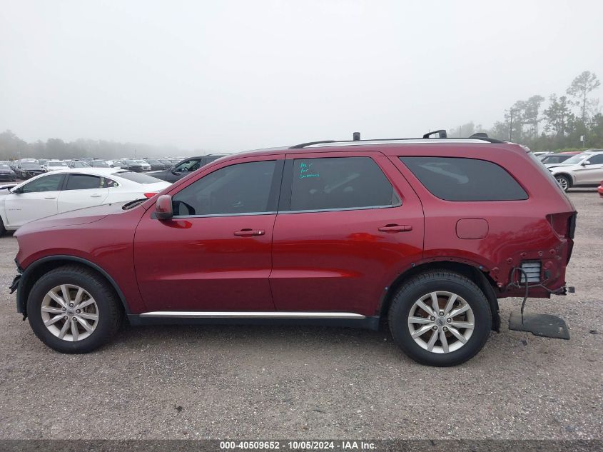 2020 Dodge Durango Sxt Plus Rwd VIN: 1C4RDHAG1LC352352 Lot: 40509652