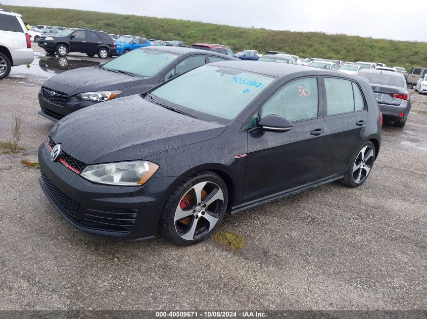 3VW5T7AU2HM037841 2017 Volkswagen Golf Gti S