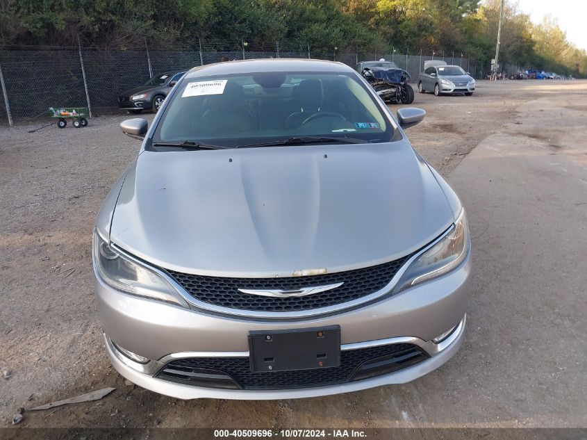 2015 Chrysler 200 C VIN: 1C3CCCEG2FN512242 Lot: 40509696