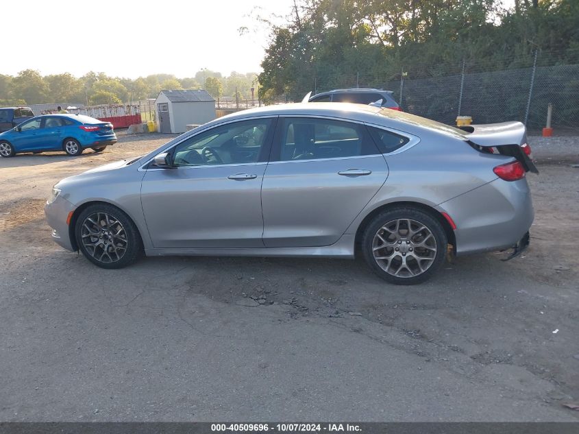 2015 Chrysler 200 C VIN: 1C3CCCEG2FN512242 Lot: 40509696