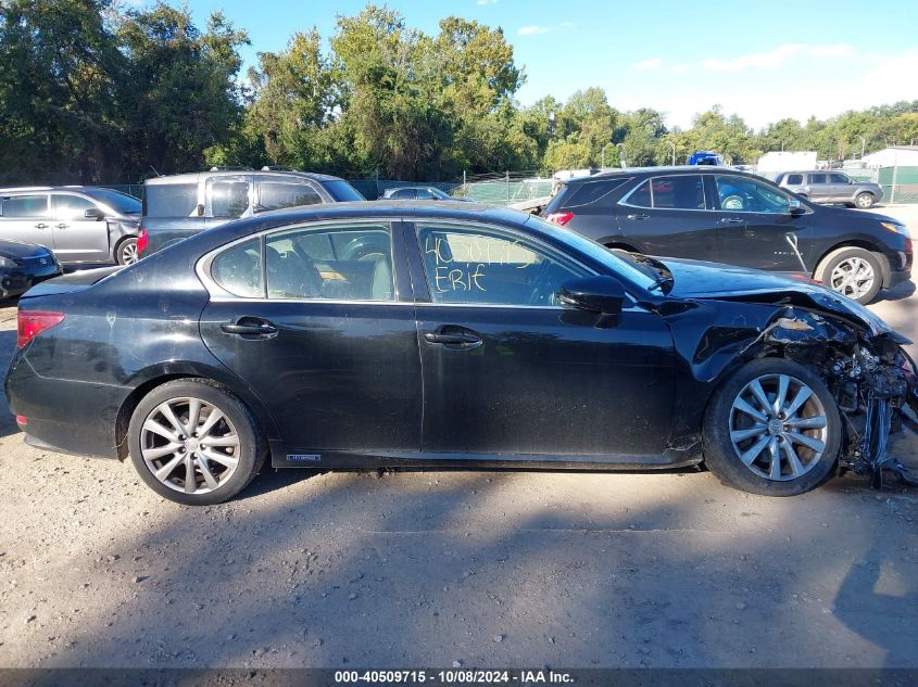 2013 Lexus Gs 450H VIN: JTHBS1BL6D5002908 Lot: 40509715