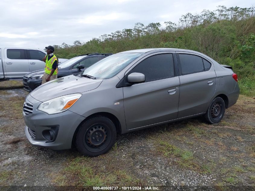 VIN ML32F3FJ2JHF04955 2018 Mitsubishi Mirage, G4 ES no.2