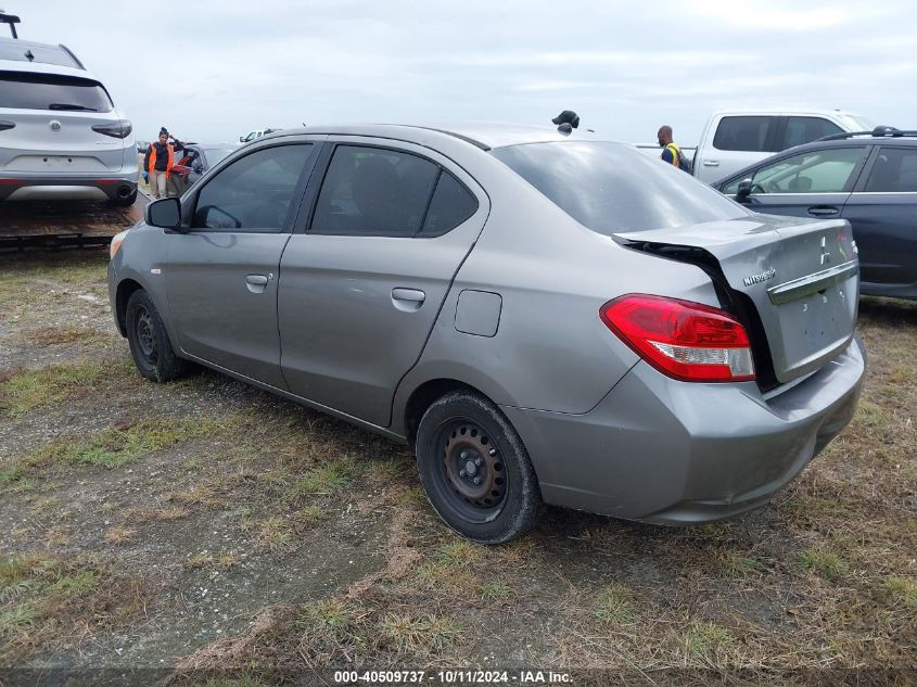 VIN ML32F3FJ2JHF04955 2018 Mitsubishi Mirage, G4 ES no.3