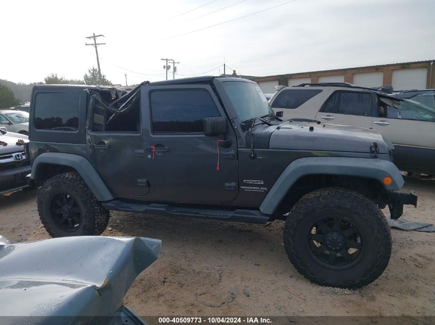 2014 Jeep Wrangler Unlimited Sport VIN: 1C4BJWDG4EL298252 Lot: 40509773