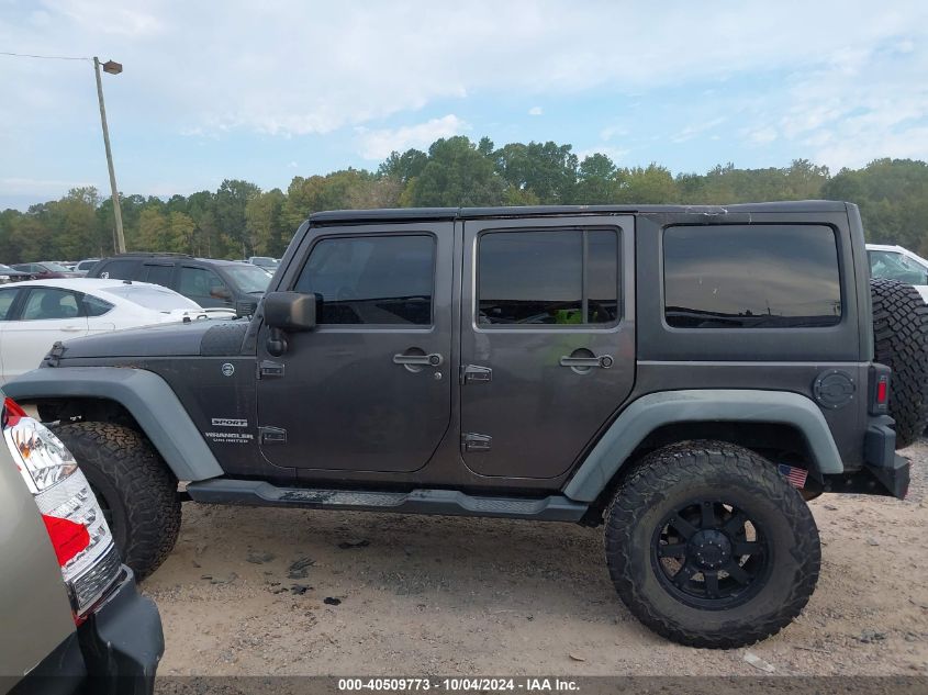 2014 Jeep Wrangler Unlimited Sport VIN: 1C4BJWDG4EL298252 Lot: 40509773