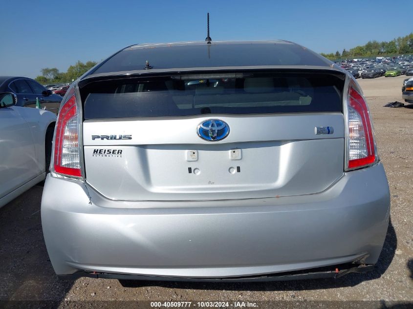 2013 Toyota Prius Two VIN: JTDKN3DU5D5702509 Lot: 40509777