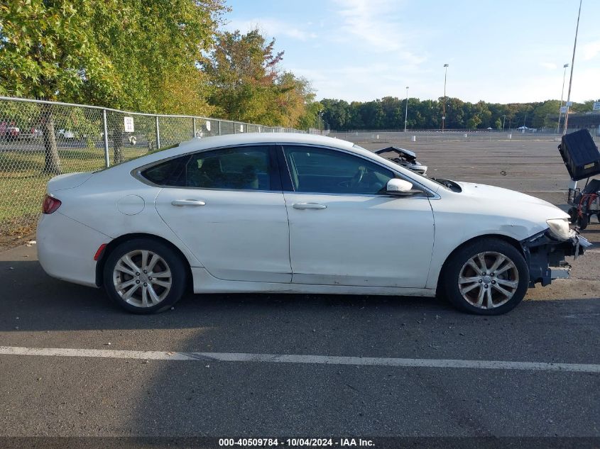 2015 Chrysler 200 Limited VIN: 1C3CCCAB8FN744872 Lot: 40509784