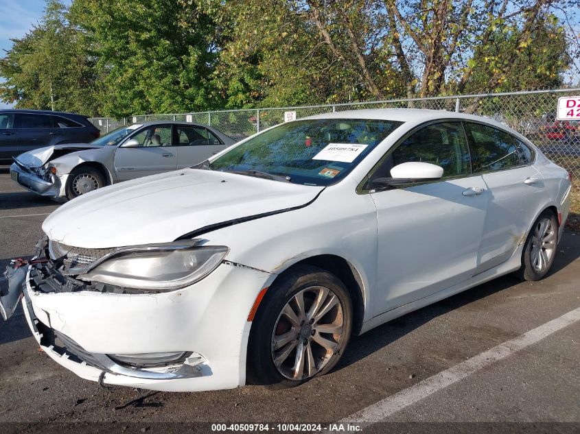 2015 Chrysler 200 Limited VIN: 1C3CCCAB8FN744872 Lot: 40509784