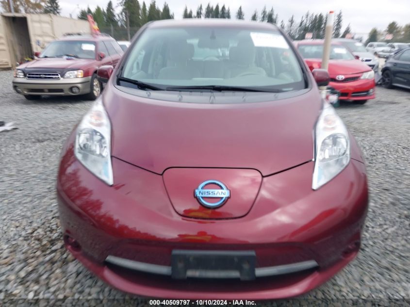 2016 Nissan Leaf Sv VIN: 1N4BZ0CPXGC312381 Lot: 40509797