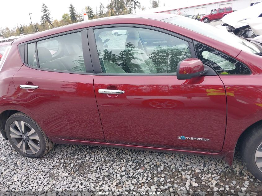 2016 Nissan Leaf Sv VIN: 1N4BZ0CPXGC312381 Lot: 40509797