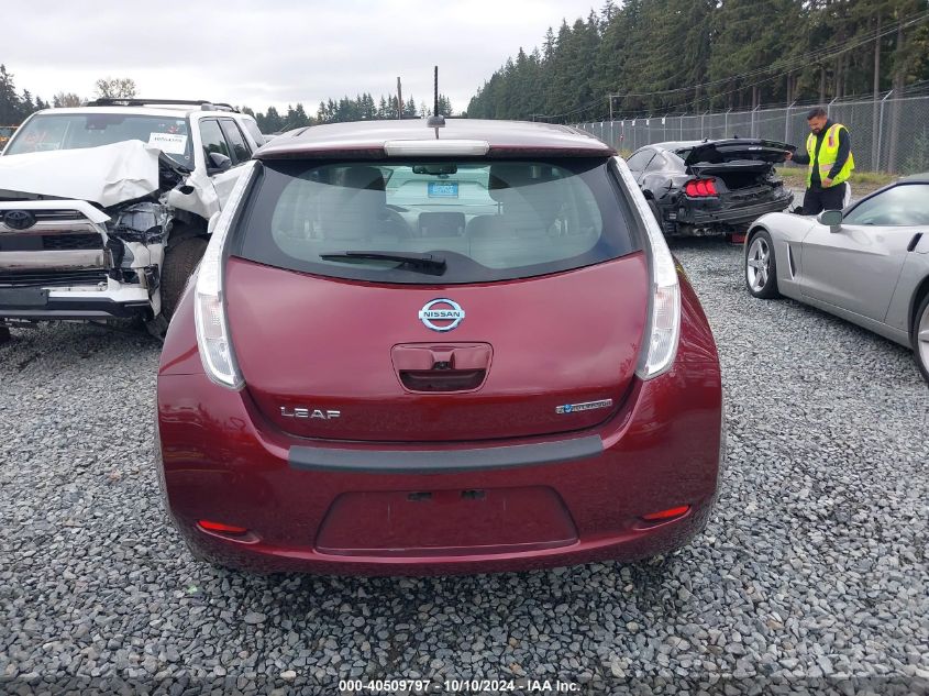 2016 Nissan Leaf Sv VIN: 1N4BZ0CPXGC312381 Lot: 40509797