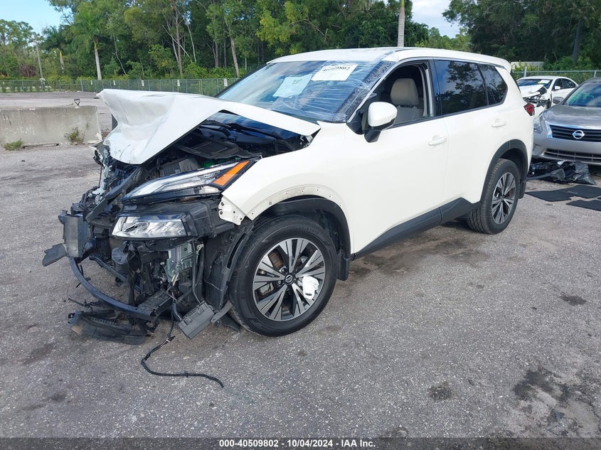 VIN JN8AT3BA1MW011647 2021 NISSAN ROGUE SV FWD