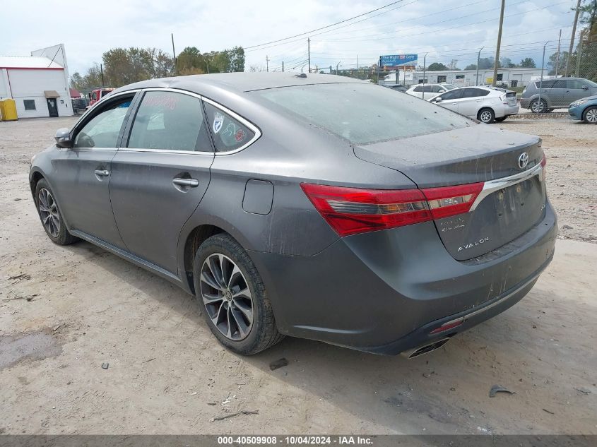 VIN 4T1BK1EB9GU206645 2016 Toyota Avalon, Xle no.3