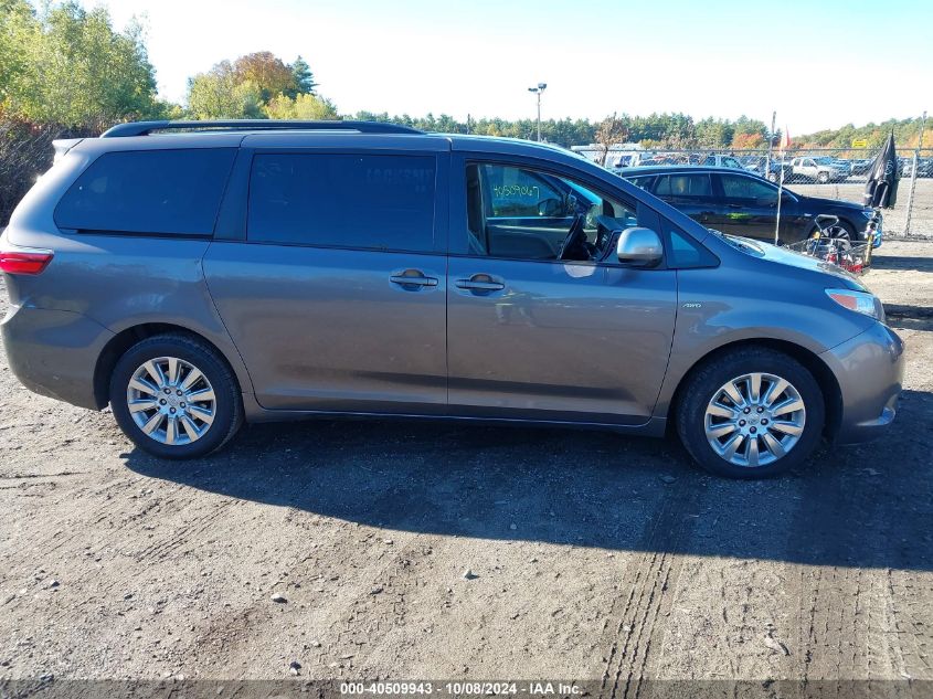 2016 Toyota Sienna Le 7 Passenger VIN: 5TDJK3DC1GS130106 Lot: 40509943