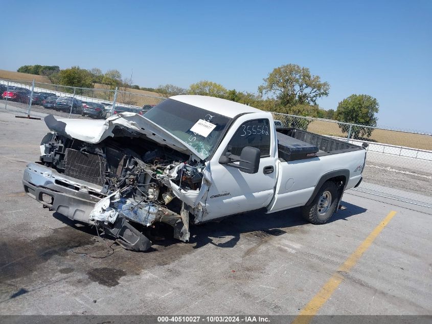 2004 Chevrolet Silverado 2500Hd Work Truck VIN: 1GCHK24U84E256482 Lot: 40510027