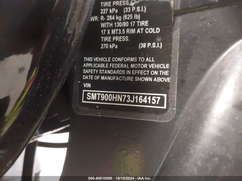 2003 TRIUMPH MOTORCYCLE BONNEVILLE - SMT900HN73J164157