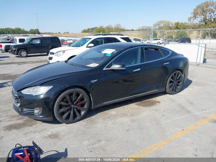 VIN 5YJSA1H26EFP64087 2014 Tesla Model S, P85D no.2