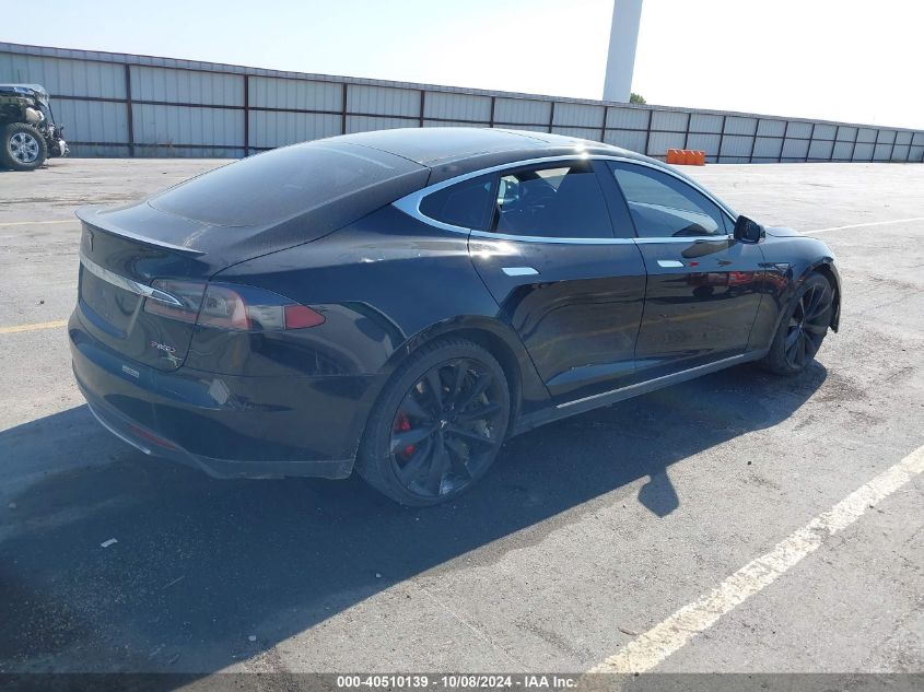 VIN 5YJSA1H26EFP64087 2014 Tesla Model S, P85D no.4