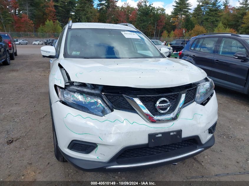 KNMAT2MV4FP582603 2015 Nissan Rogue Sv