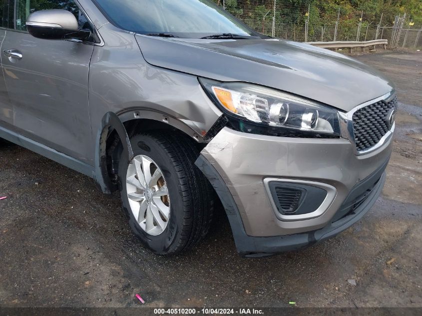 2018 Kia Sorento 3.3L Lx VIN: 5XYPG4A59JG393360 Lot: 40510200