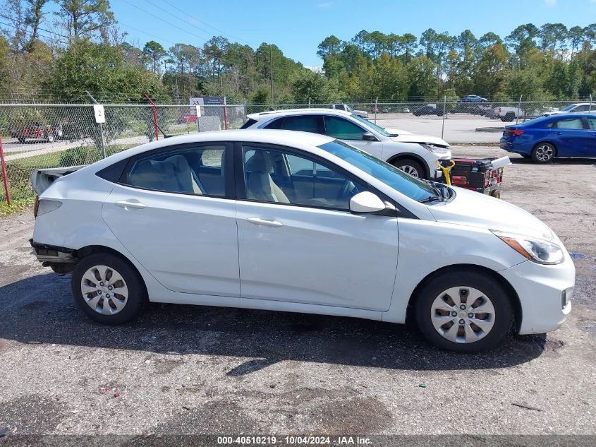 2017 Hyundai Accent Se VIN: KMHCT4AE6HU362503 Lot: 40510219