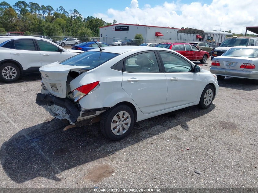 VIN KMHCT4AE6HU362503 2017 HYUNDAI ACCENT SE