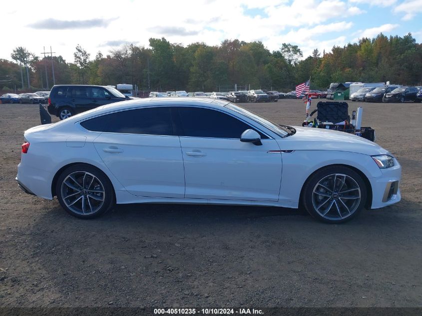 2024 Audi A5 Sportback Premium 45 Tfsi S Line Quattro S Tronic VIN: WAUDACF57RA072725 Lot: 40510235