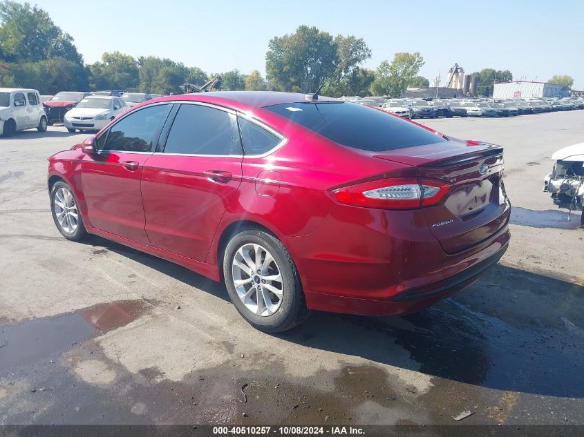 2016 FORD FUSION SE - 3FA6P0HD7GR156727