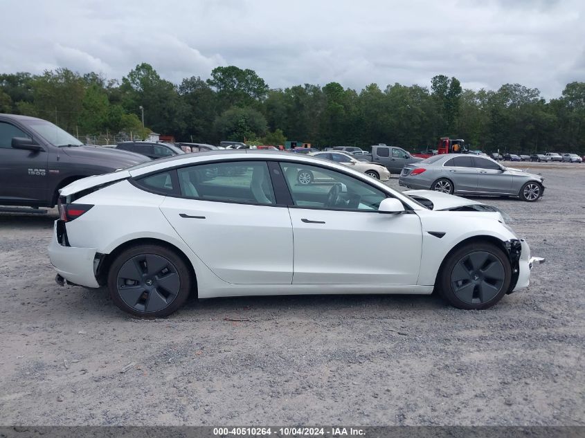 2021 Tesla Model 3 Standard Range Plus Rear-Wheel Drive VIN: 5YJ3E1EA1MF853715 Lot: 40510264