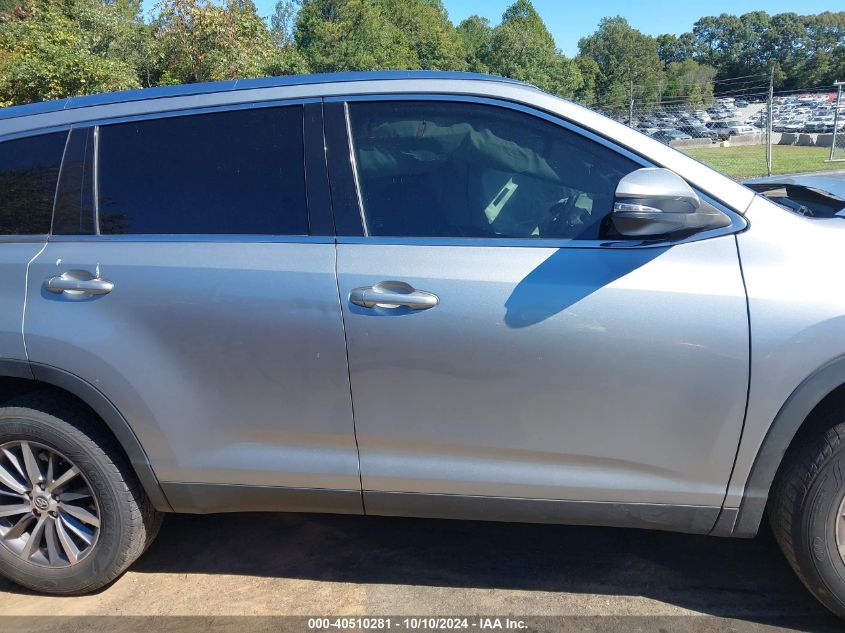 2019 TOYOTA HIGHLANDER XLE - 5TDKZRFH9KS305741