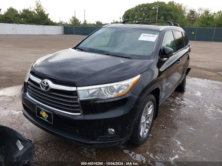 5TDDKRFH8GS310806 2016 TOYOTA HIGHLANDER - Image 2